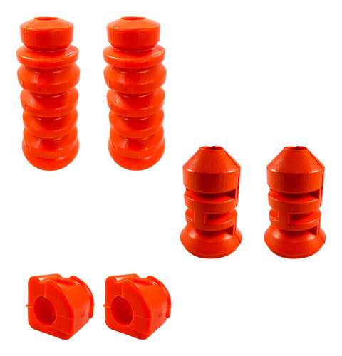 4 Rebotes Amortig 2 Gomas Barra Estabiliz Vw Golf A2 87-92