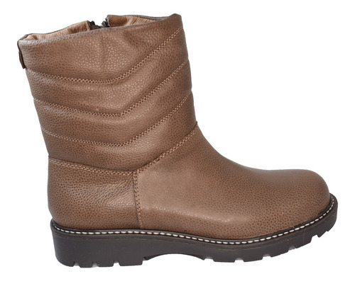 Bota Botita Cavatini Cuero Mujer Modelo Puffy