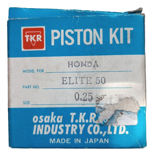 Kit De Pistón Honda Elite 50. Tact 50 025 Japon