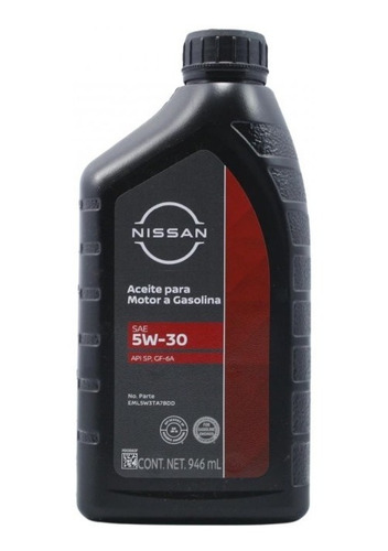 Aceite Motor Sintetico 5w30 4 L. Pathfinder 2013 Nissan