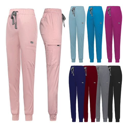 Conjunto De Uniformes De Enfermería Transpirables Para Mujer
