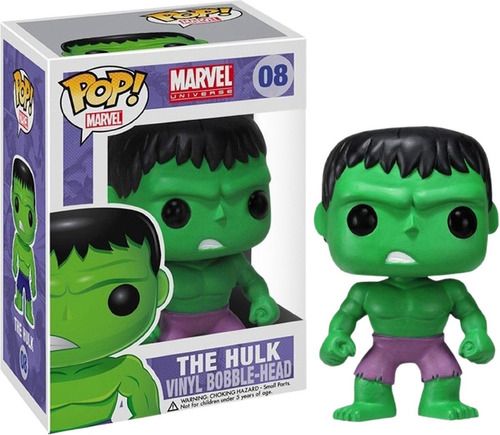 Funko Pop Marvel Universe Hulk (08) Funko Pop Nuevo Original