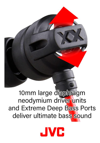 Audífonos Jvc Hafx1x Xtreme-xplosivs