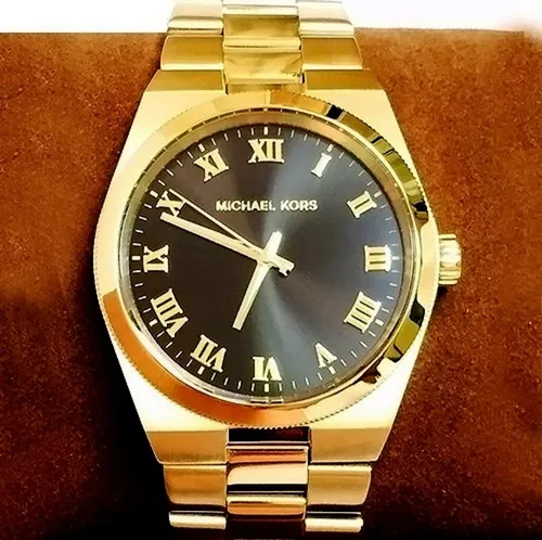 送料関税込☆Michael Kors Channing Black Gold Ladies MK6061