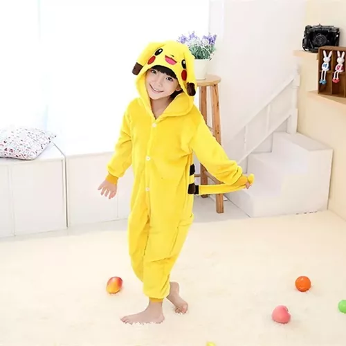 Pijama Infantil Fantasia Pokémon Pikachu