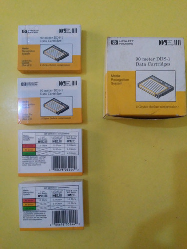 Cartuchos Hp  Para Respaldo De Datos   Sistema Dds-1