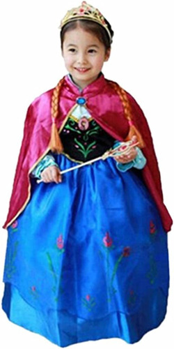 Dreamhigh Halloween Princess Anna Costume Vestido De Niña