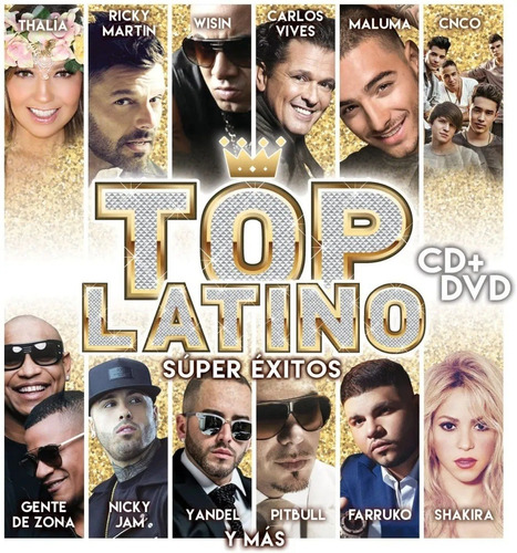 Top Latino: Súper Éxitos | Cd + Dvd Música Colección