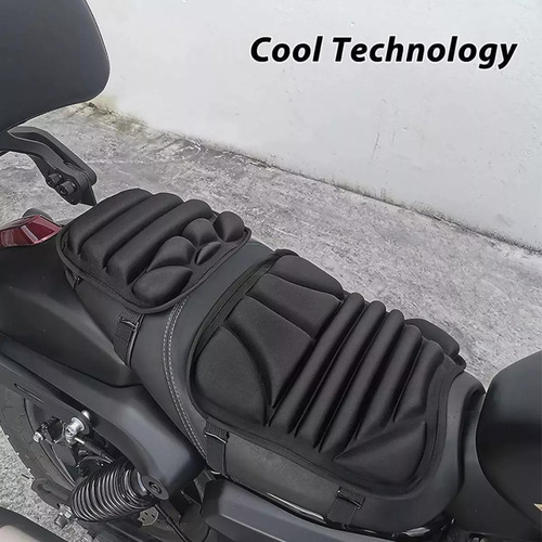 Cojín Doble Para Asiento De Moto Para Todas Las Estaciones.