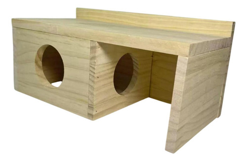 Casa De Madera Para Hámster, Cabaña De Madera Con A