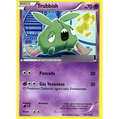 Trubbish - Psíquico Comum - 53/124 - Pokemon Card Game