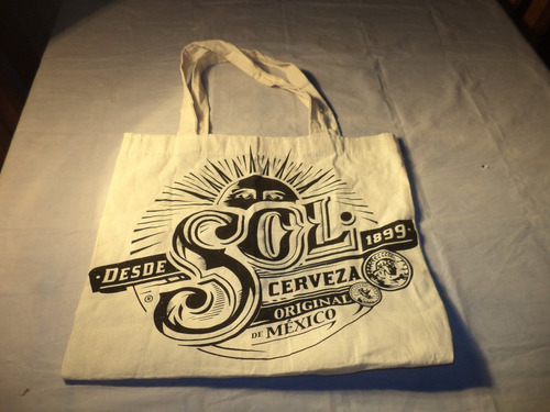 Bolsa De Tela Cerveza Sol