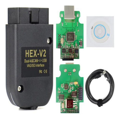 Escáner Vag Com Hex V2 Obd2 - Lector De Códigos Vagcom 21.9