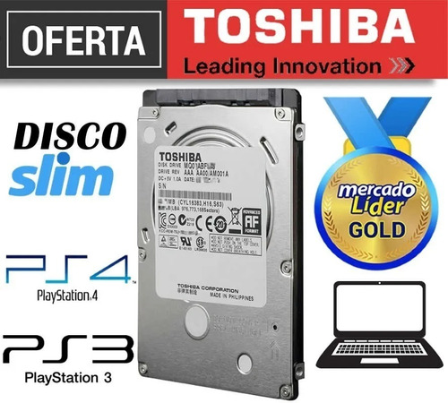 Disco Duro Toshiba 2.5 500gb Laptop Ps3 Ps4 Al Por Mayor
