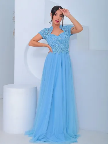 Vestido de madrinha na cor azul sales