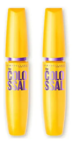 Kit Maybelline Máscaras de Cílios The Colossal 2 Unidades Preto