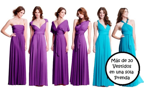 Vestido Vanesa Multivestido Multiuso Son 10 En 1, Jean Md