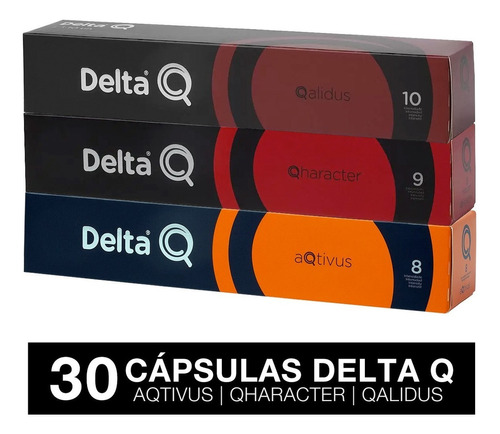 Kit 30 Cápsulas De Café Delta Q Intensos