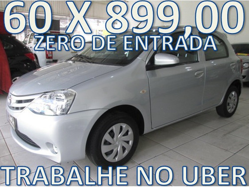 Toyota Etios 1.3 X 2017 Zero De Entrada Unico Dono