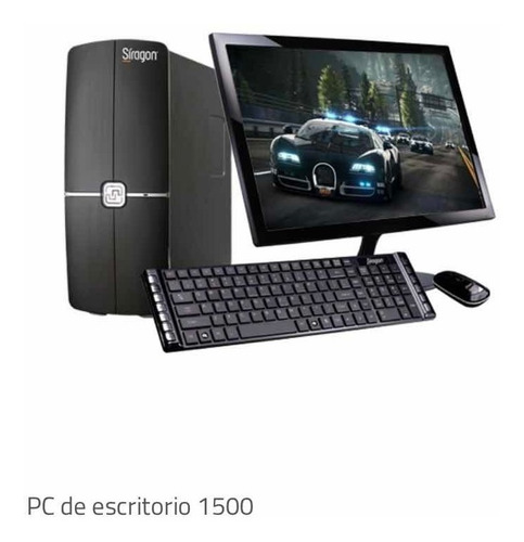 Imagen 1 de 7 de Computadora De Escritorio,siragon Slim 1500+altavoces