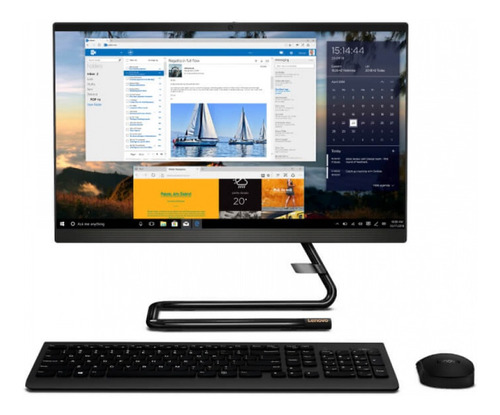 Imagen 1 de 4 de Pc Lenovo F0ex00agar 21.5 Amd 3050u 4gb 256ssd W10h