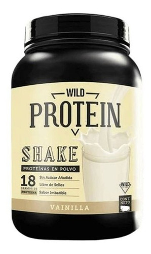 Wild Protein Shake Vainilla Polvo 350g - Wild Foods