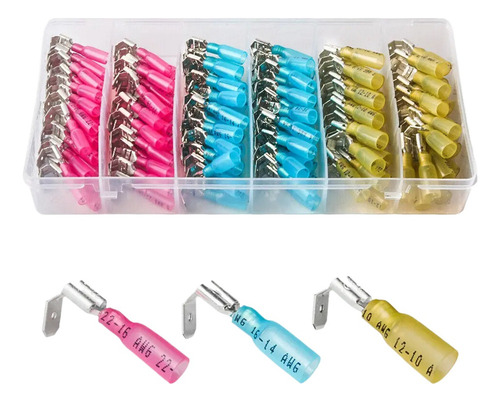 Kit De Conectores De Terminales Termorretráctiles 140pcs