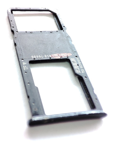 Bandeja Porta Sim Negra De Equipo Para Huawei Y7 2018 Ldn-lx