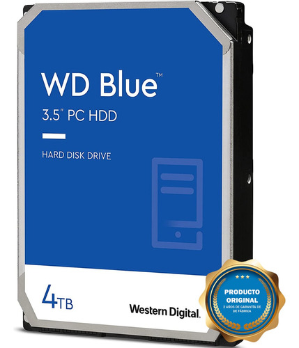 Disco Duro 4tb Western Digital 5400rpm 3.5 Hdd Interno Pc 