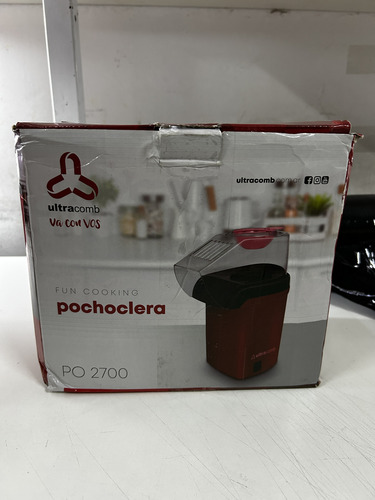 Pochoclera Ultracomb En 4 Min! Sin Aceites-aire Caliente Rojo (Usado)