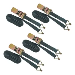 Comprar 4 Conjunto Catraca Amarração C/ Cinta Preta 4,5 Metros 800kg no Mercado Livre