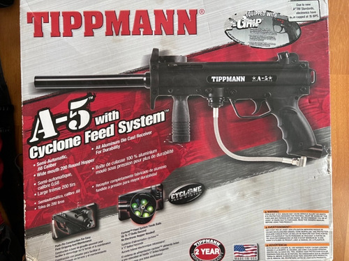 Imagen 3 de 7 de Tippmann A-5 A5 Was E Paintball Marcador Flatline Sniper Set