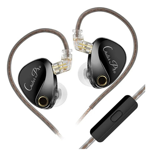 Auriculares Hifi Kz Castor Pro, Versión Iem, Con Micrófono