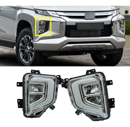 Conjunto Luces Delanteras Led Mitsubishi L200 / Triton 2019-