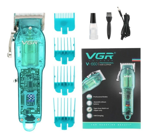 Maquina Vgr V-660 Peluquera Cortadora Cabello Recargable