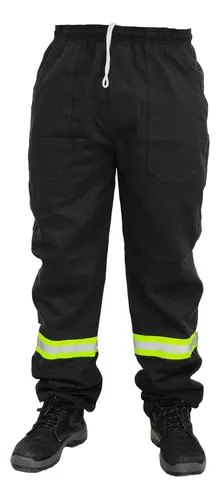 Calça de brim hotsell com faixa refletiva