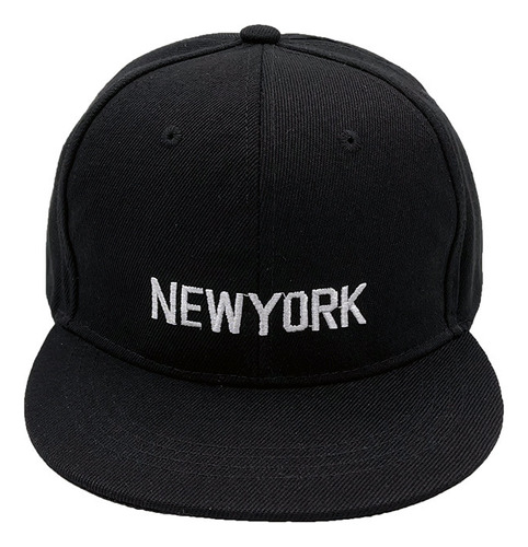 Nueva York Bordado Gorra De Béisbol Ala Plana