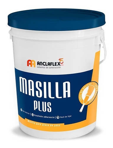 Masilla P/ Placas De Yeso Durlock Anclaflex X 32kg - Gran