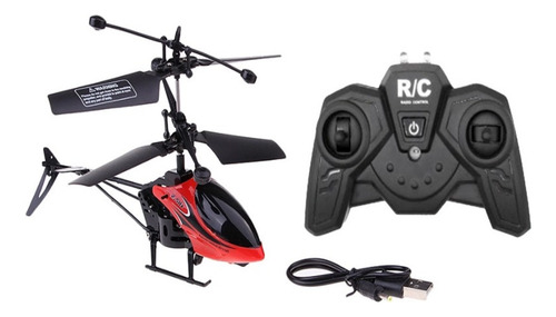 Helicóptero Dron Recargable Con Control De Paletas