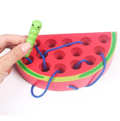 Imagen 4 de 7 de Juguete De Enhebrar Para Niños Juegos Didacticos Montessori
