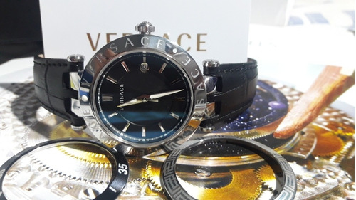 Relógio Versace Full Size Novíssimo Com Estojo Completo 