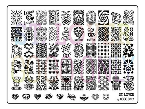 Equipo Para Decorar Uñas Gogoonly Nail Art Stamp Plate Colle