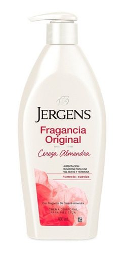 Jergens Crema Corporal Humectante Cereza Almendra Piel Suave