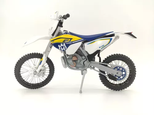 Miniatura Moto De Ferro Cross Trilha Yamaha Na Caixa 1:12