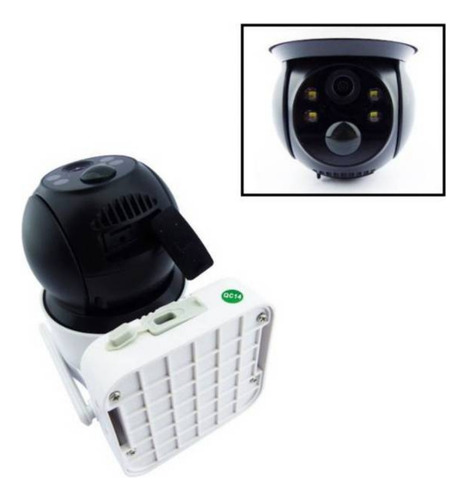 Cámara Ip 1080 Solar Led Wifi Nocturna 360°