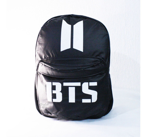 Mochila Bts Negra Bt21 Maleta Escolar Army Kpop Pago Msi