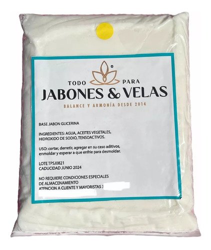 5 Kg Jabon Base Glicerina Opaca Vegetal Extra Dureza