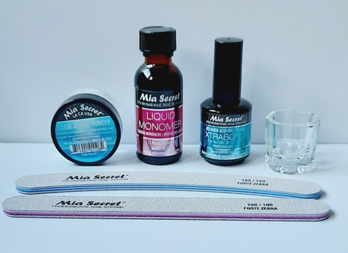 Mia Secret Kit Para Uñas Acrilicas /6 Artículos 