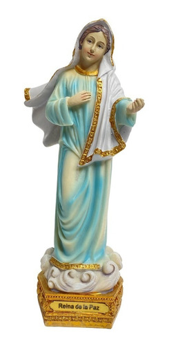 Estatua Virgen Reina De La Paz 15cm (italy) Imagen