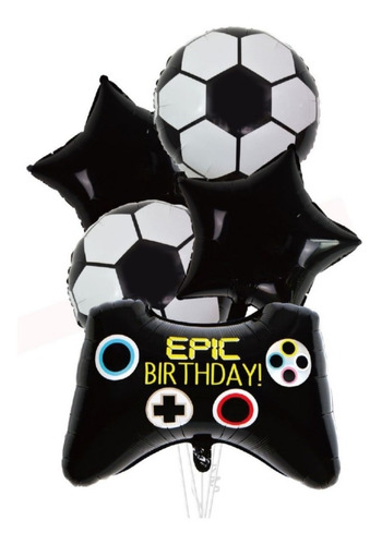 Globos Decoración Gamer Joystick Set  Pzs